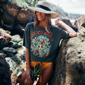 Flower Child Gypsy Hippie Vintage Crop Top